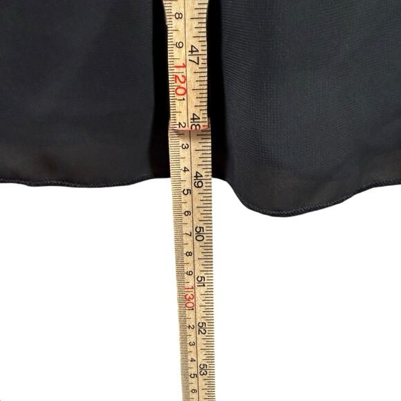 Black Maxi Dress Lace-Up Corset Fairy Grunge Goth Witchy Cottagecore Small - Picture 10 of 11